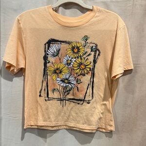 Rebellious One Peach Tee